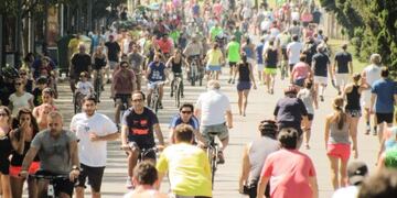 Calle Recreativa en Rosario.