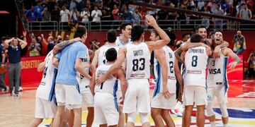 Selección argentina de básquetbol\u002E Foto: REUTERS/Kim Kyung-Hoon