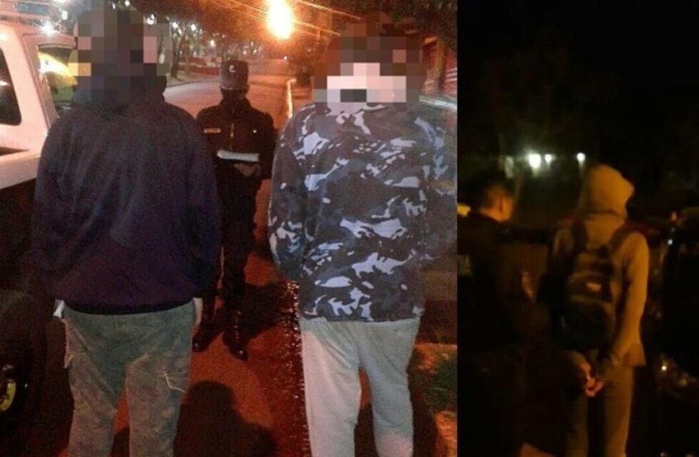 Policías demoraron a tres jóvenes por incumplir el horario de circulación establecido en Oberá
