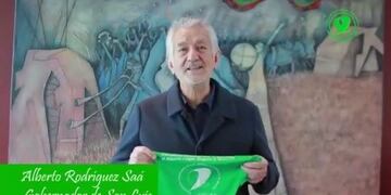 Alberto Rodríguez Saá a favor del aborto\u002E