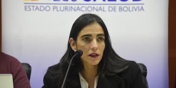 Gabriela Montaño, ministra de Salud de Bolivia