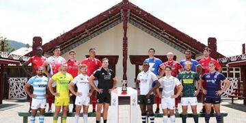 Los Pumas 7 debutan en el Seven de Nueva Zelanda\u002E