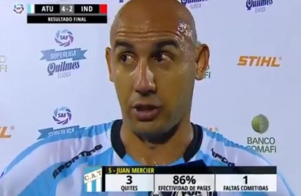 Mercier y una pícara referencia a Holan: "Vamos a volver a ver el partido con una picada y una gaseosa"