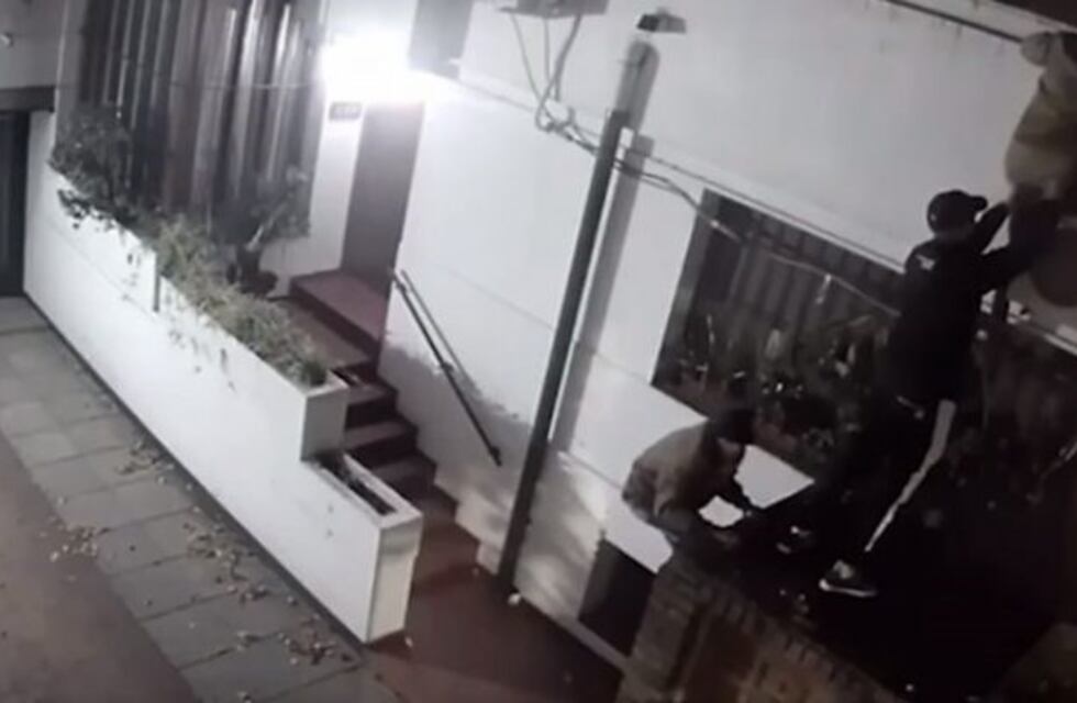 Video: entraron a robar un local del centro platense pero quedaron filmados y los atraparon