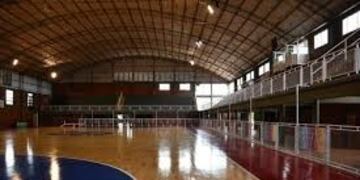 Polideportivo Fitti Kruse, de Wanda, Misiones\u002E (Municipalidad de Wanda)