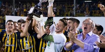 Rosario Central ganó el título como local ante Atlético Rafaela en octubre\u002E (@CARCoficial)