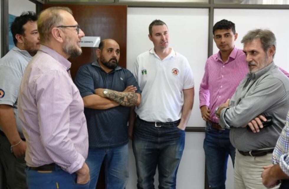 Funcionarios locales recibieron al Director Provincial de Protección Civil
