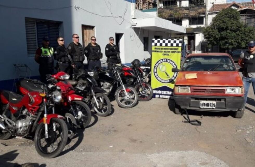 Inseguridad: recuperan motos robadas y valuadas en más de un millón de pesos