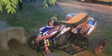 El cuatriciclo y el cuerpo de Danilo Michaut fueron encontradas a 50 metros de su casa\u002E (Twitter)