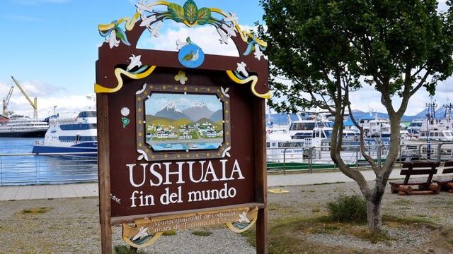 Cartel Ushuaia.