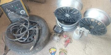 Malagueño: lograron recuperar elementos robados\u002E