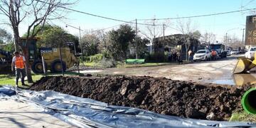 El agua entru00f3 a Melincuu00e9 y anegu00f3 parte de la localidad.