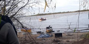La búsqueda de los cuatro desaparecidos continuaba este lunes\u002E (@cmferrey)