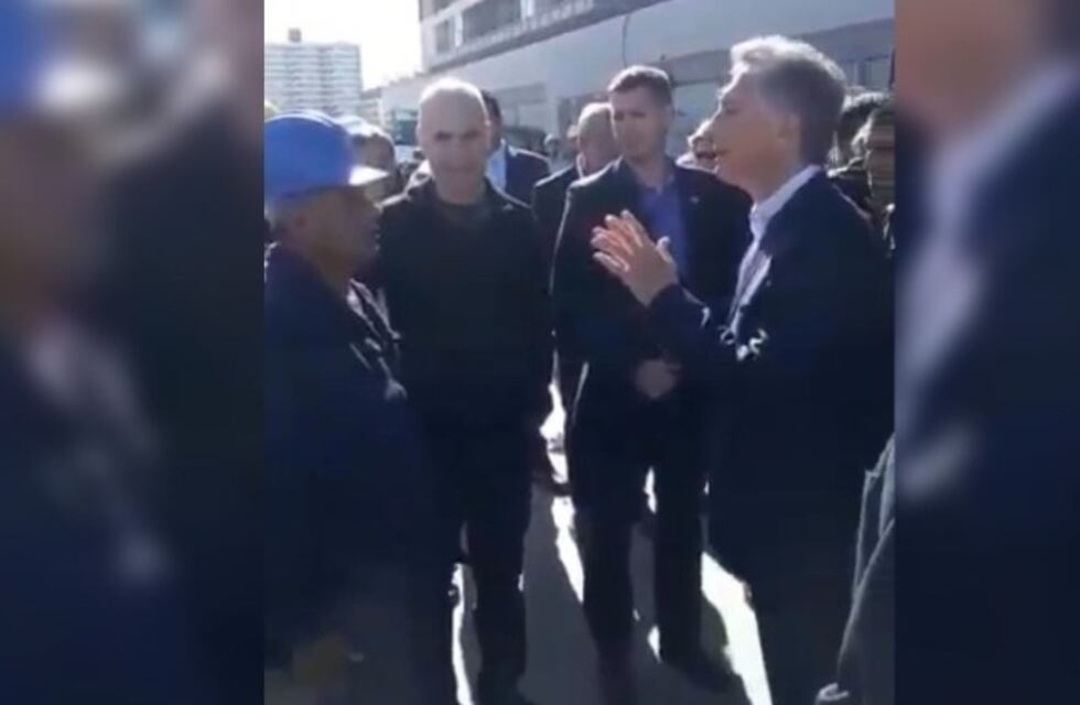 El obrero que habló con Macri negó su suspensión