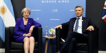 Theresa May - Mauricio Macri