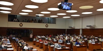 Recinto de sesiones de la Legislatura de Jujuy