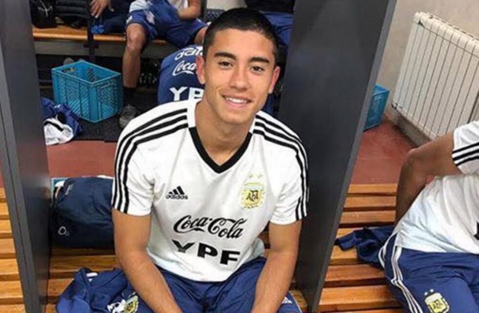 Lautaro Giaccone de San Francisco entrena con la Selección Argentina sub 18
