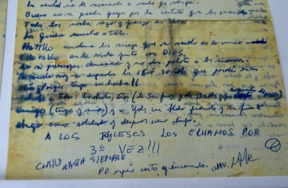 Se presentó "Cartas de Malvinas", una muestra sobre la memoria epistolar de la guerra