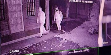 Las cámaras de seguridad captaron uno de los últimos robos\u002E