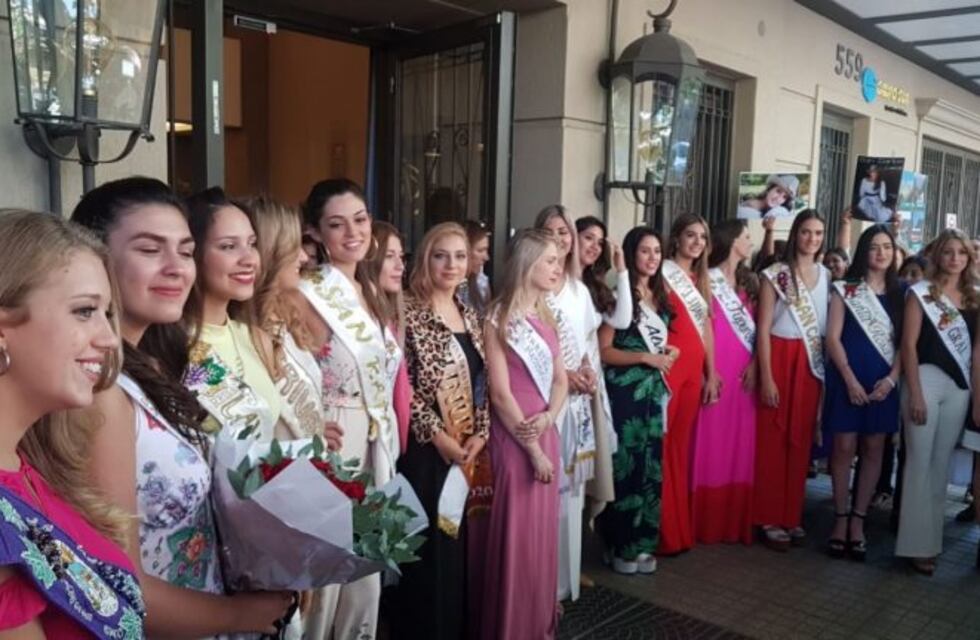 Las reinas departamentales de la Vendimia conviven en un hotel céntrico