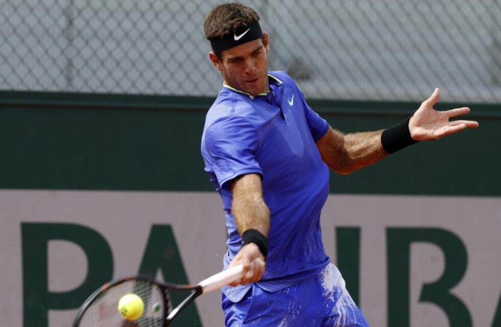Del Potro derrotó en tres sets a Guido Pella y avanza en Roland Garros