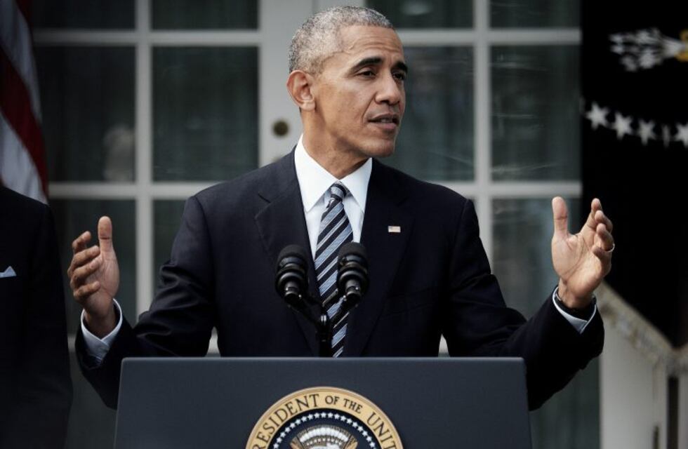 Trump llegó a Washington para reunirse con Obama