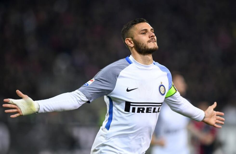 Con un doblete de Mauro Icardi, Inter ganó y llegó a la cima de la Serie A