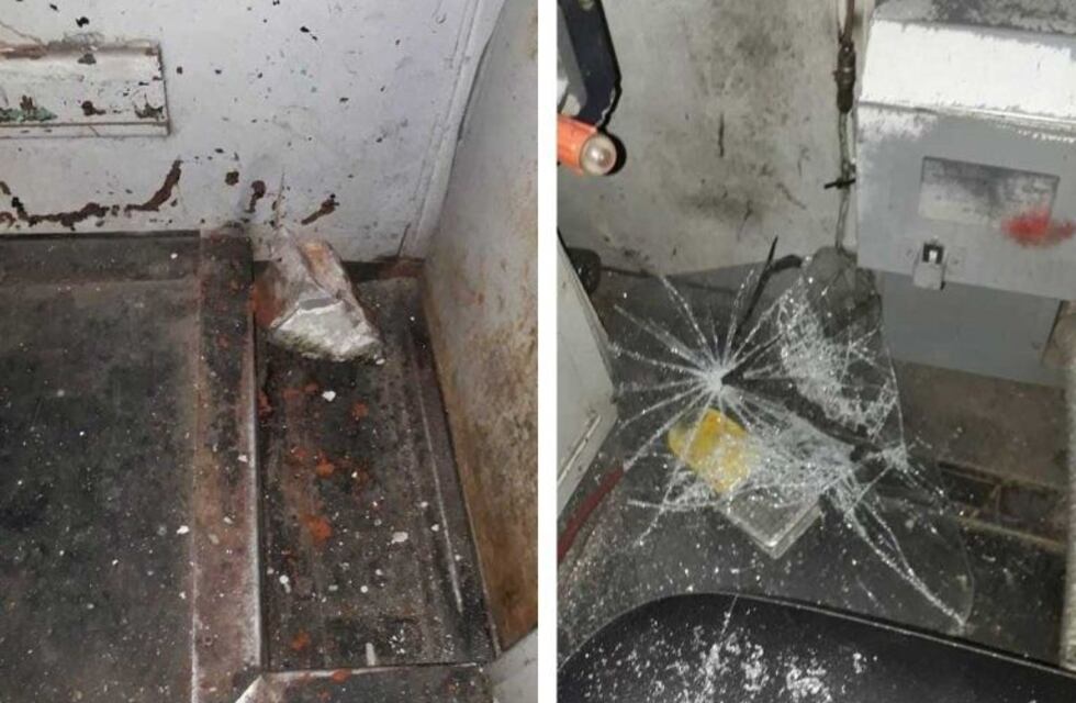 Un tren que salía de Concordia fue atacado con un pedazo de escombro
