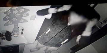 Robó una agencia de quinielas y quedó filmado por las cámaras de seguridad