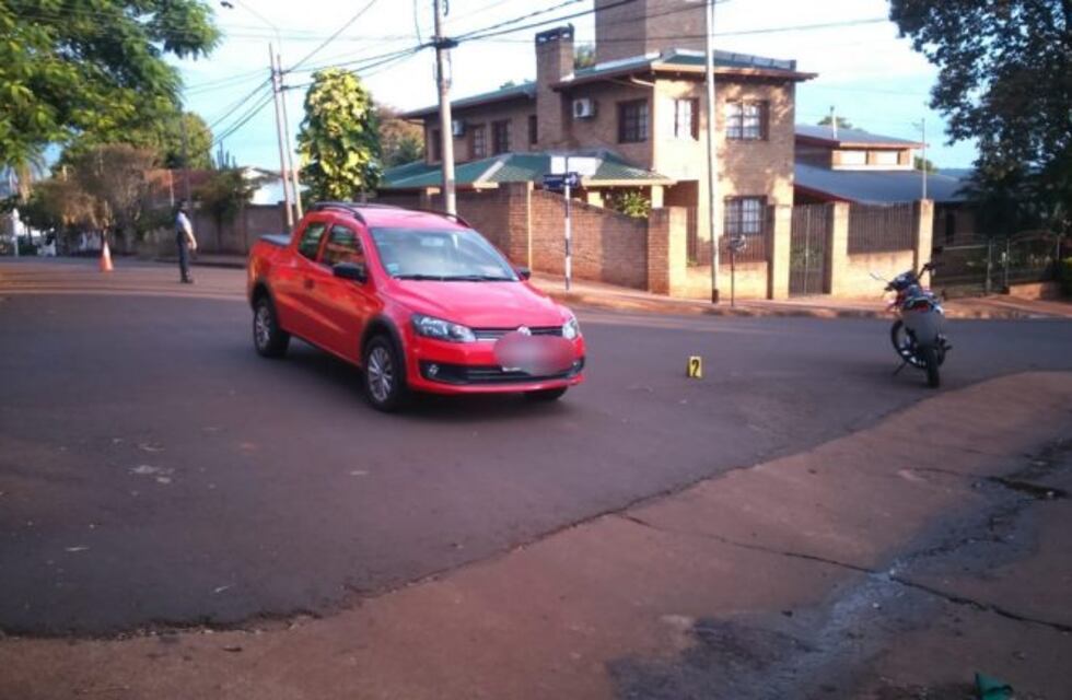 Otro choque dejó como saldo a un motociclista herido en Oberá
