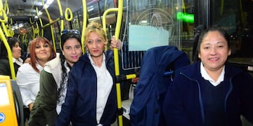 Hace dos años, en Jujuy, las primeras ocho mujeres ingresaron al sistema como choferes del transporte urbano\u002E