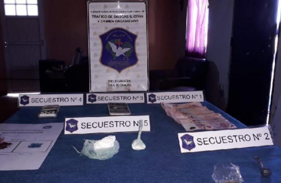 Dos detenidos en varios allanamientos por droga este último fin de semana