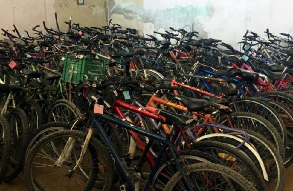Las bicicletas decomisadas se entregarán a escuelas rurales