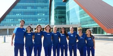 El equipo nacional femenino de tenis entrena en San Luis de cara a la Fed Cup\u002E
