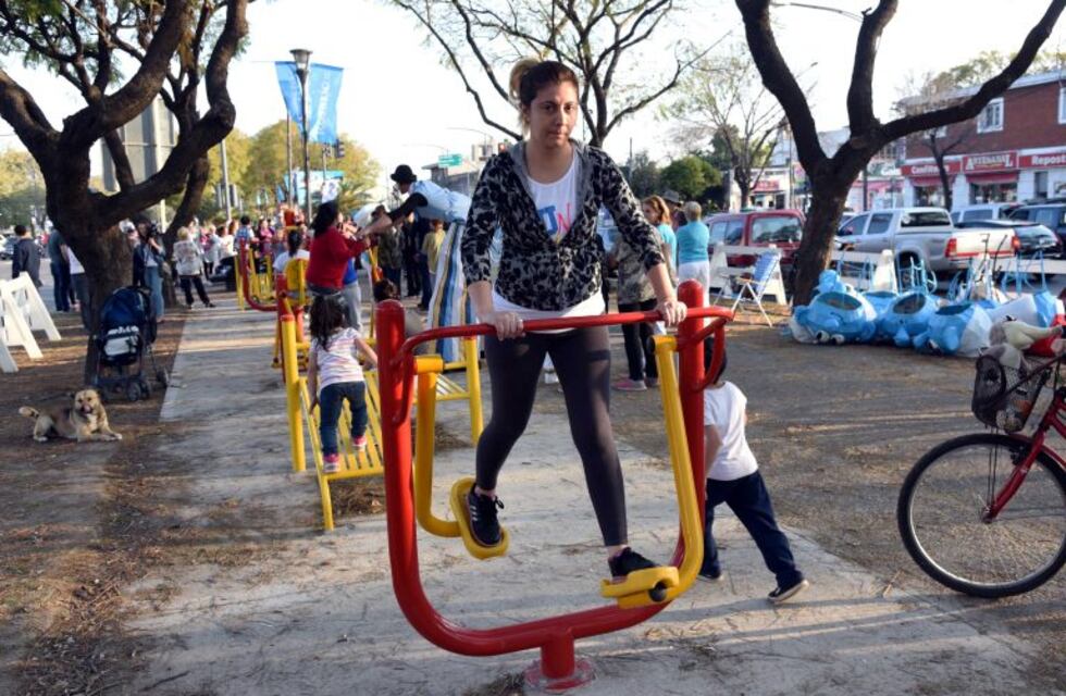 Se inauguraron nuevas estaciones aeróbicas sobre bulevar Oroño