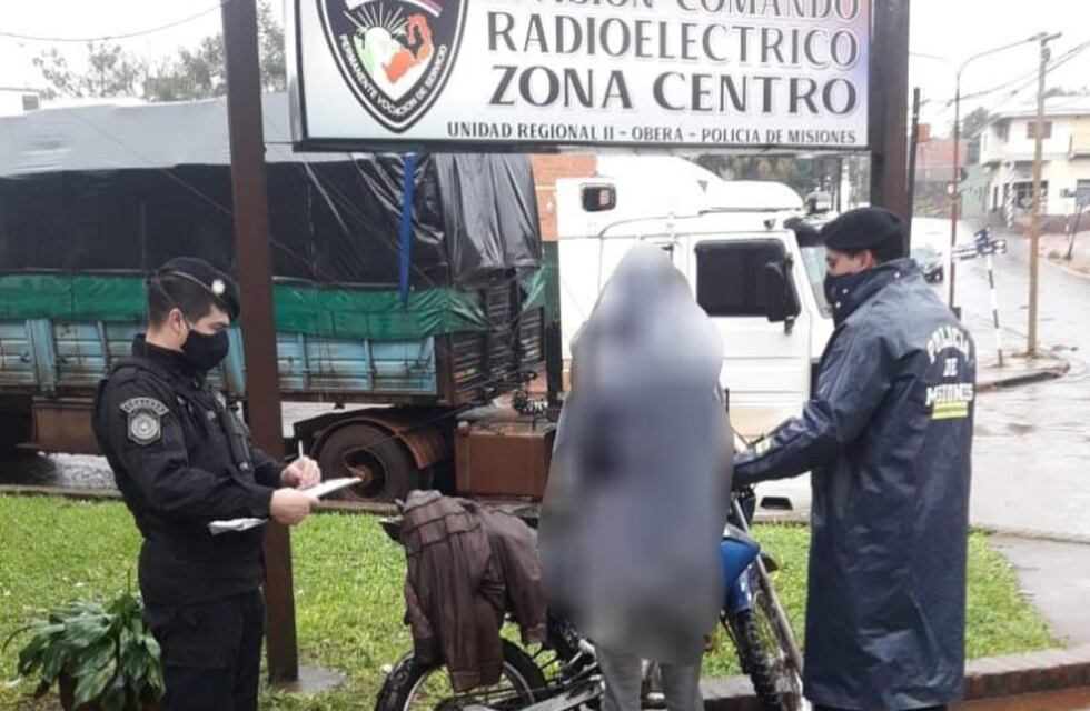 Una moto robada fue recuperada en pocas horas