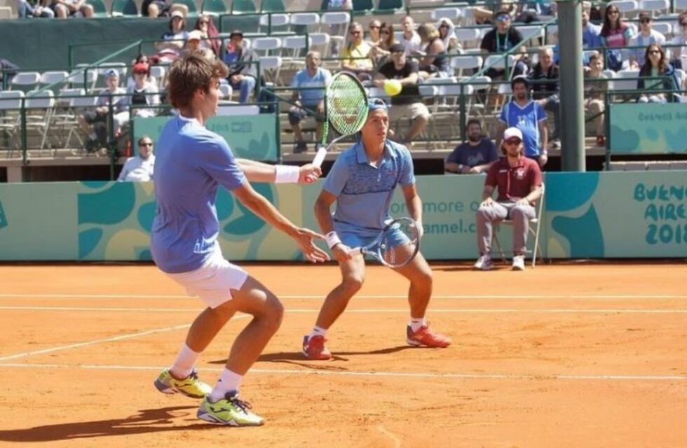 Tenis: la dupla Báez-Díaz Acosta alcanzó la final en dobles y aseguró otra medalla para Argentina