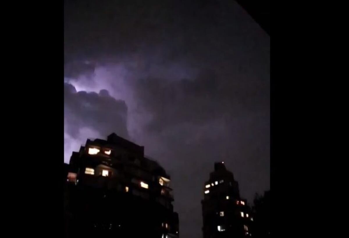 Fuertes tormentas en Capital y el Gran Buenos Aires y rige la alerta meteorológica