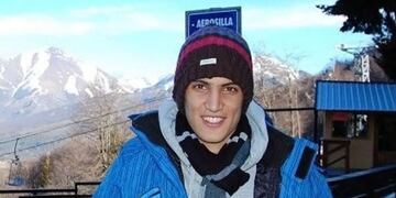 Juan Cruz Ibáñez en su viaje a Bariloche