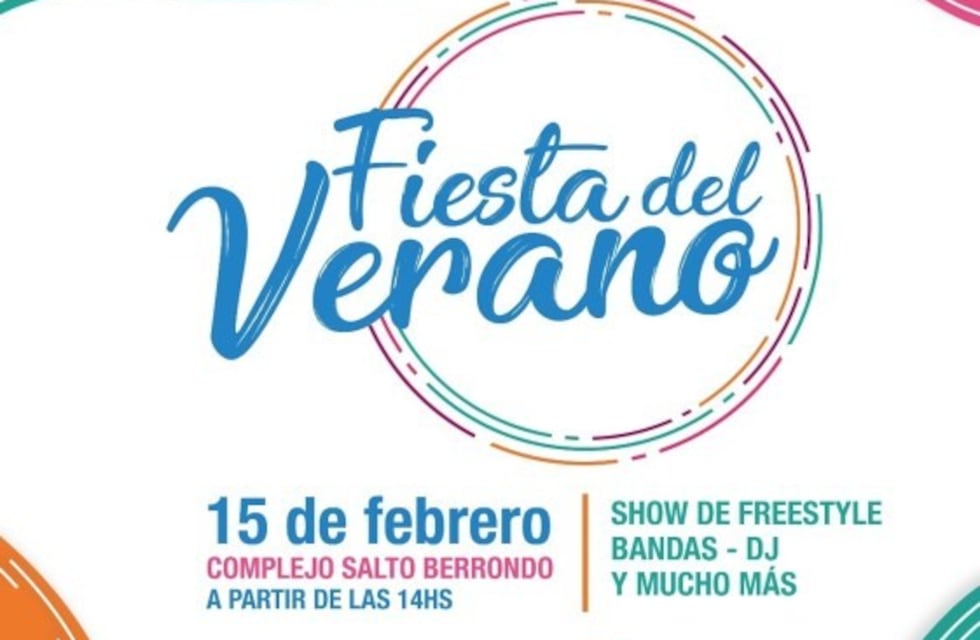El Berrondo será sede de la Fiesta del Verano
