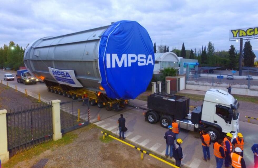 IMPSA replicará el megaoperativo del traslado del horno para YPF en Mendoza