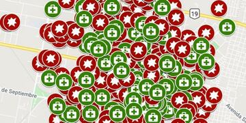 Esta es la visualización de la aplicación que controla la cuarentena obligatoria\u002E