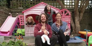 La familia Allen, famosa por criar a sus hijos sin reglas (NIGEL BOWLES / CONNORS)