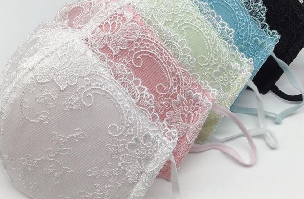 Barbijos con tazas de corpiños: la tendencia a la que ya se sumó Nicole Neumann