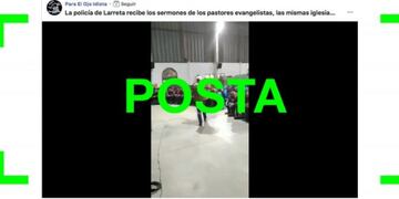 Es verdadero el video de un pastor evangélico dando una charla para los cadetes de la Policía de la Ciudad