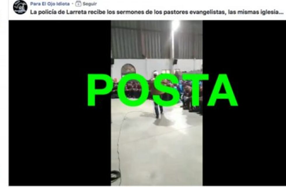 Es verdadero el video de un pastor evangélico dando una charla para los cadetes de la Policía de la Ciudad