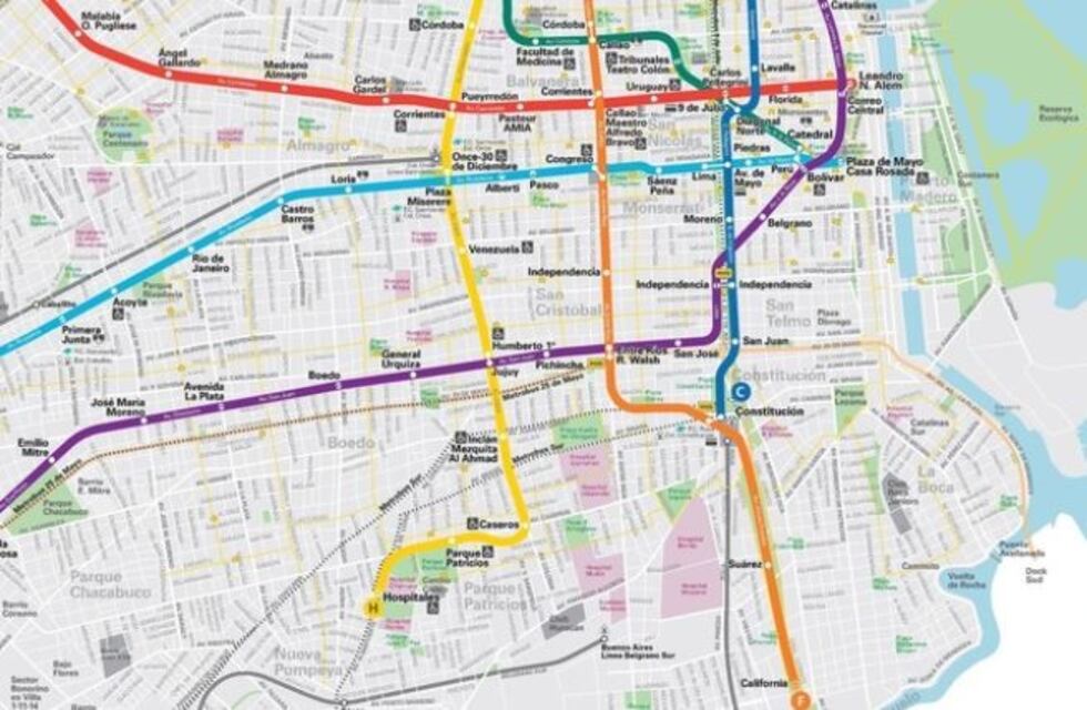 Subte: lanzaron la licitación de la Línea F que conectará Barracas con Palermo
