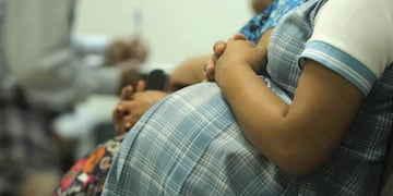 Adolescente embarazada. Imagen ilustrativa