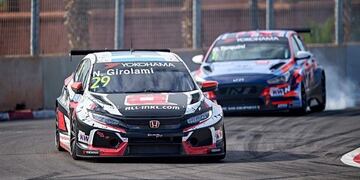 El cordobés Néstor Bebu Girolami, en Marruecos, durante la primera fecha del WTCR 2019\u002E