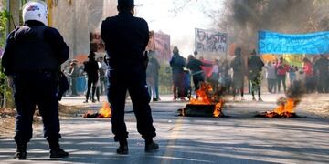 Hubo una marcha en el barrio Malimán\u002E